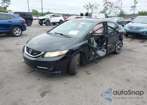 2013 Honda Civic Si из США, поврежденный, VIN 2HGFB6E51DH710653